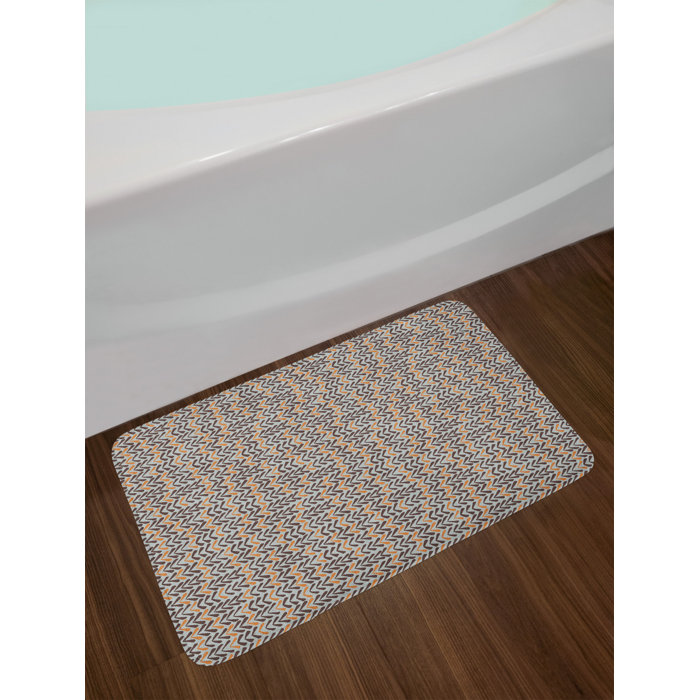 Bless international Abstract Bath Rug Wayfair